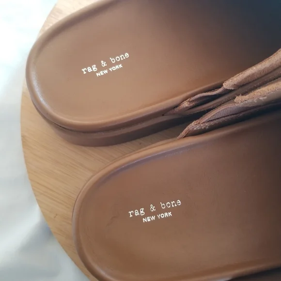 Rag & Bone | Geo Suede Buckle Platform Mules - Picture 7 of 12